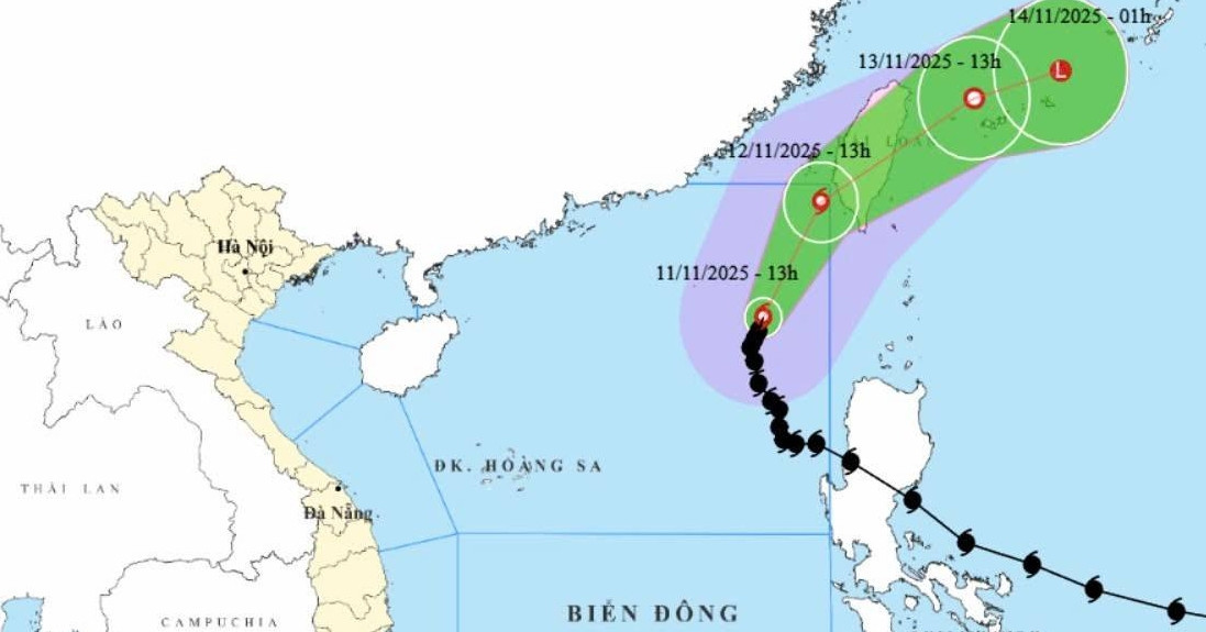 1–2 tropical storms may form in East Sea next month