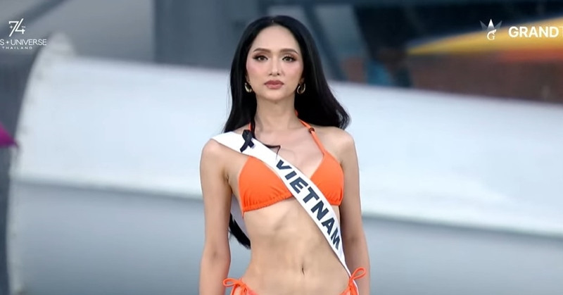 Huong Giang turns heads at Miss Universe swimsuit round