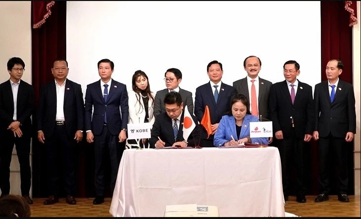 Long An Int'l Port and Japan’s Port of Kobe establish strategic partnership