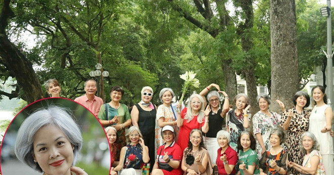 The beauty of silver: Women go viral embracing their natural hair