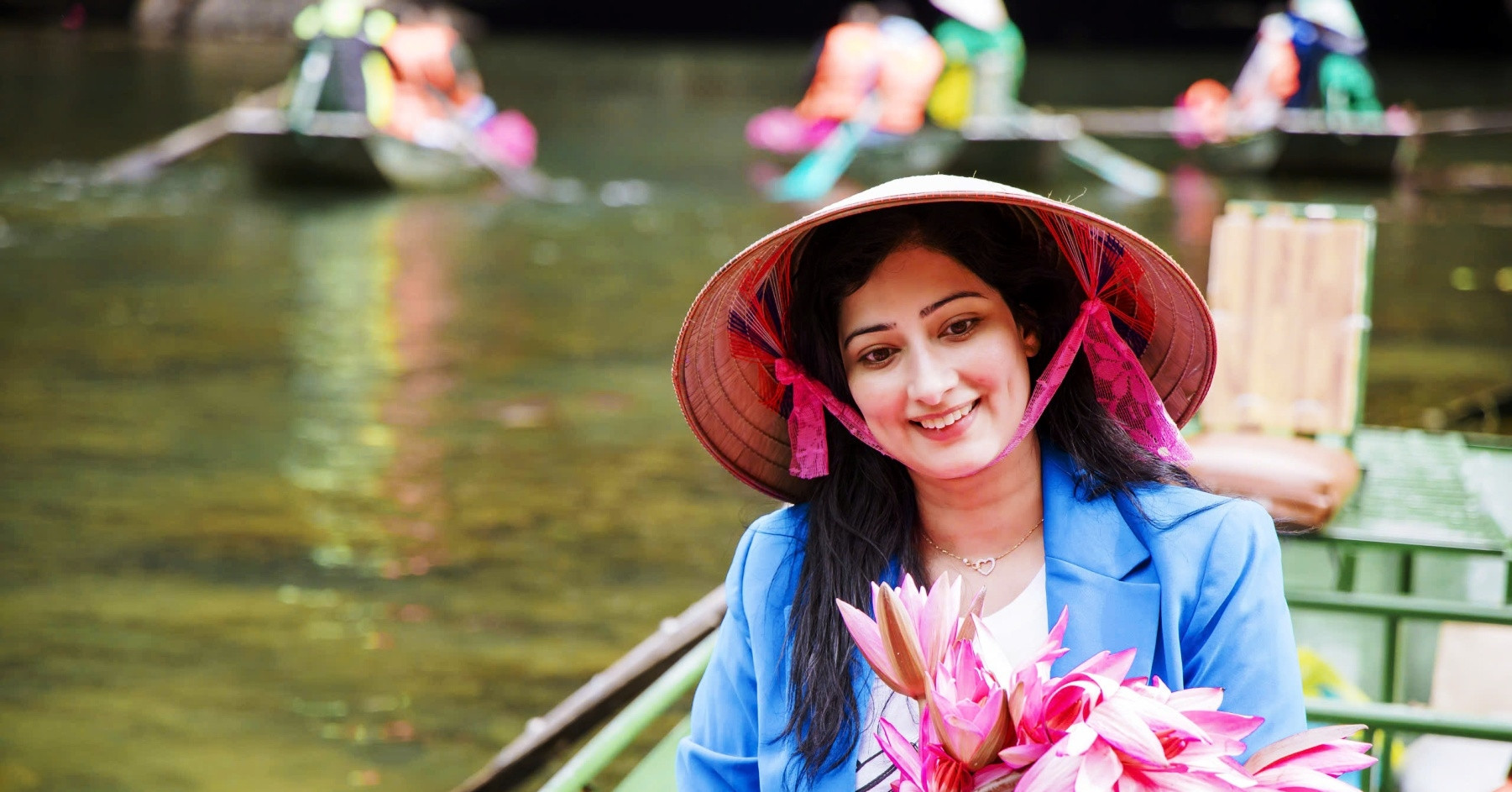 Bollywood filmmakers captivated by Tam Coc’s pink water lilies