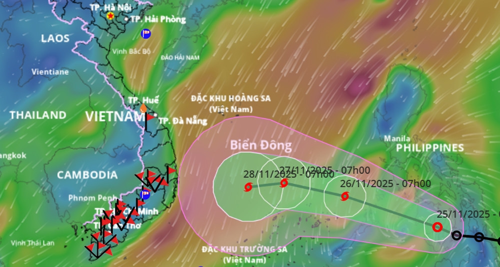 Tropical storm No. 15 likely to form on Nov 26, cold fronts on the way