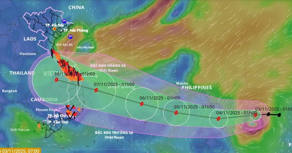 Typhoon Kalmaegi heads for East Sea, may hit central Vietnam with level-17 gusts