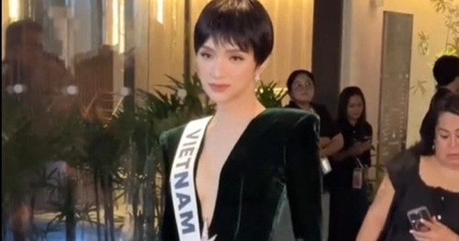 Huong Giang debuts daring short wig, shares brutal Miss Universe routine