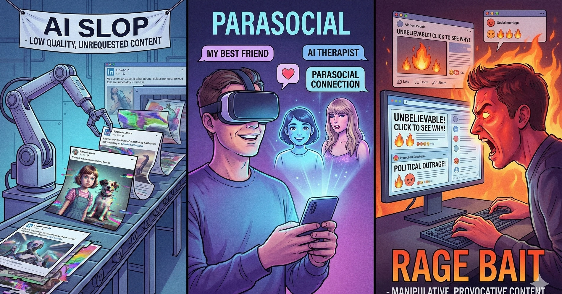 AI slop and rage bait reveal the dark underbelly of the digital age