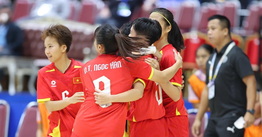 Vietnam women’s futsal team advance to SEA Games 33 final