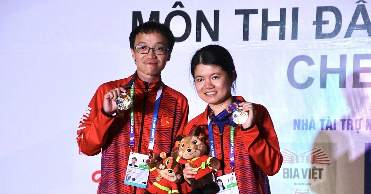 Vietnamese chess couple makes history again with SEA Games gold