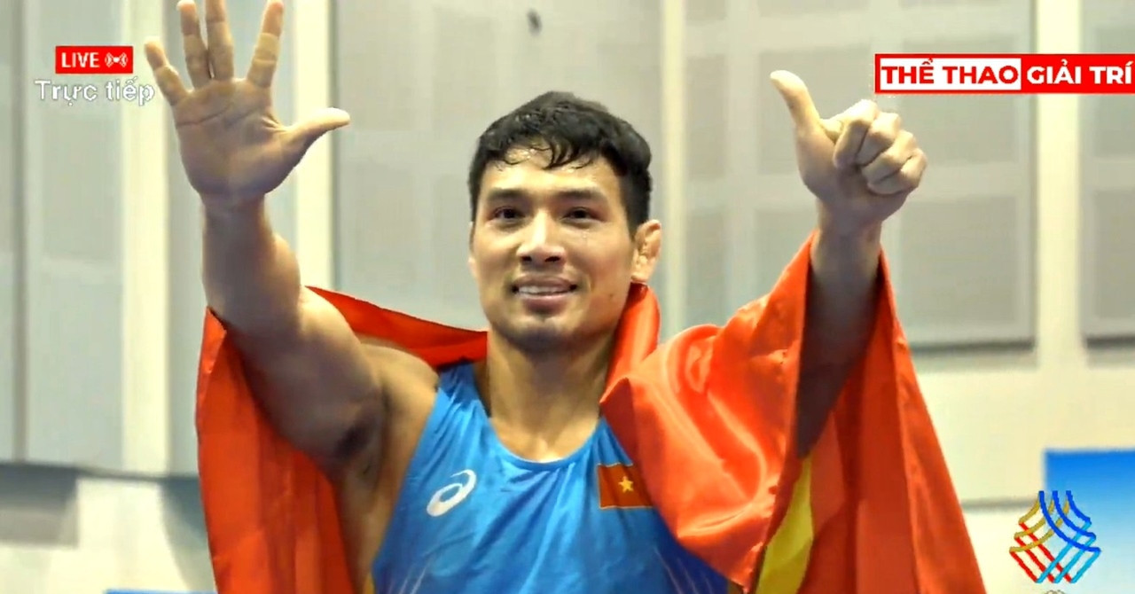 Vietnamese wrestler wins SEA Games gold in just 32 seconds