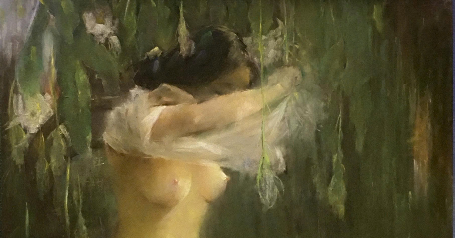 Nguyen Trong Tai unveils poetic nudes at his solo exhibition