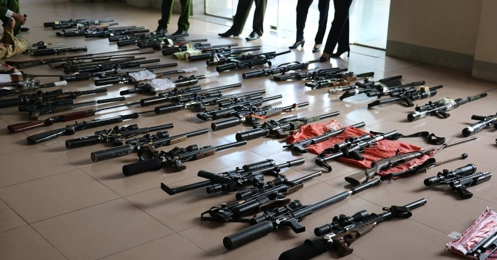 42 arrested in Vietnam’s largest illegal weapons ring uncovered online