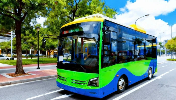 First public electric bus route in Con Dao Special Zone starts December 25