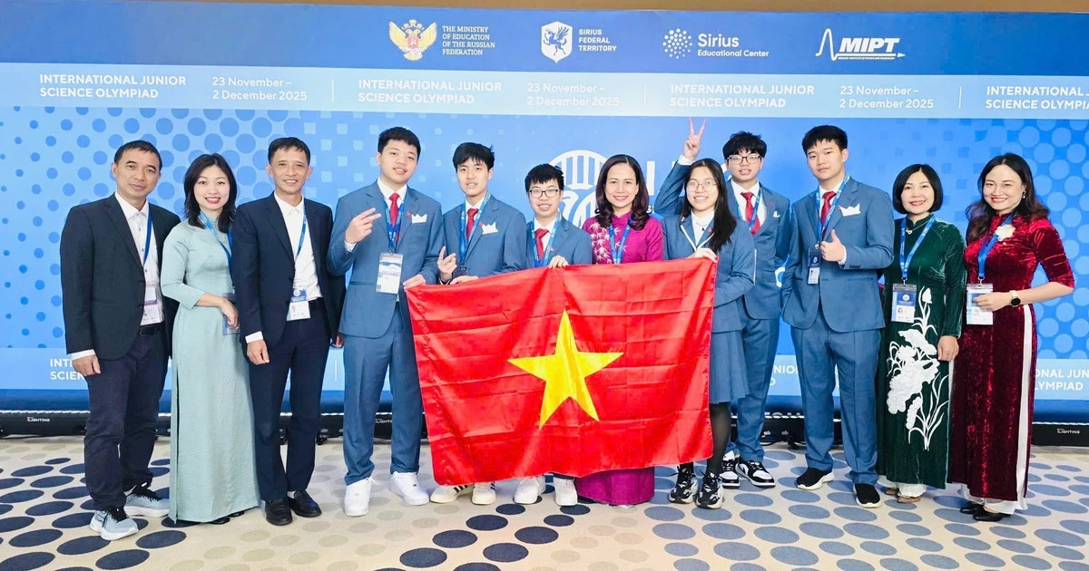 All 6 Hanoi students win medals at 22nd International Junior Science Olympiad