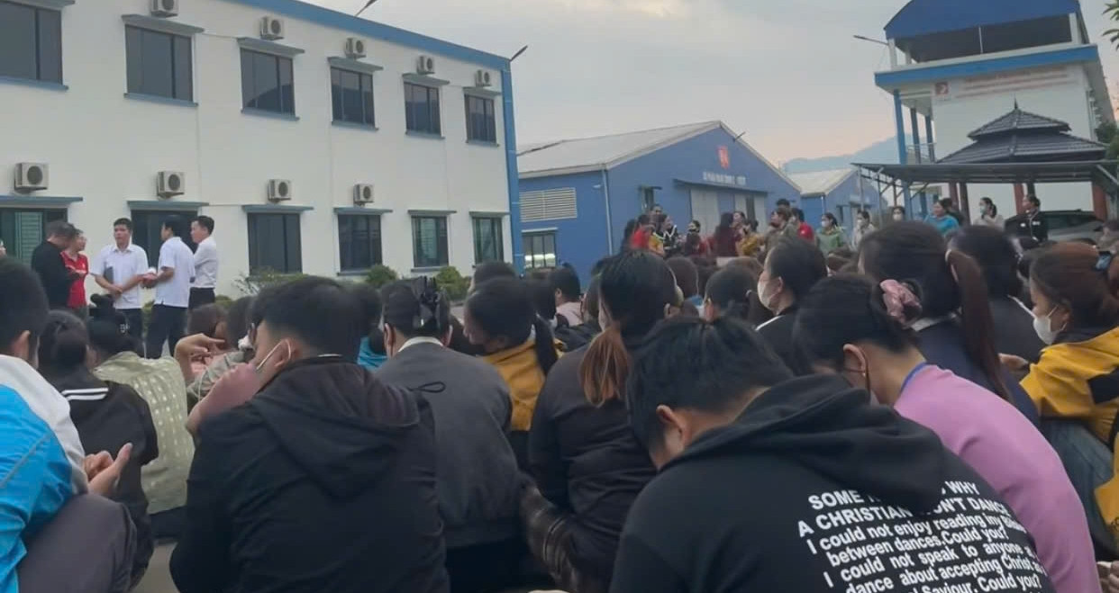 Foreign manager’s behavior sparks protest at Phu Tho garment factory