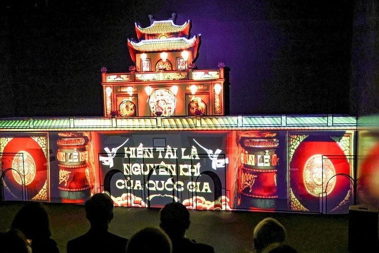 3D mapping show depicts Imperial Capital of Thang Long