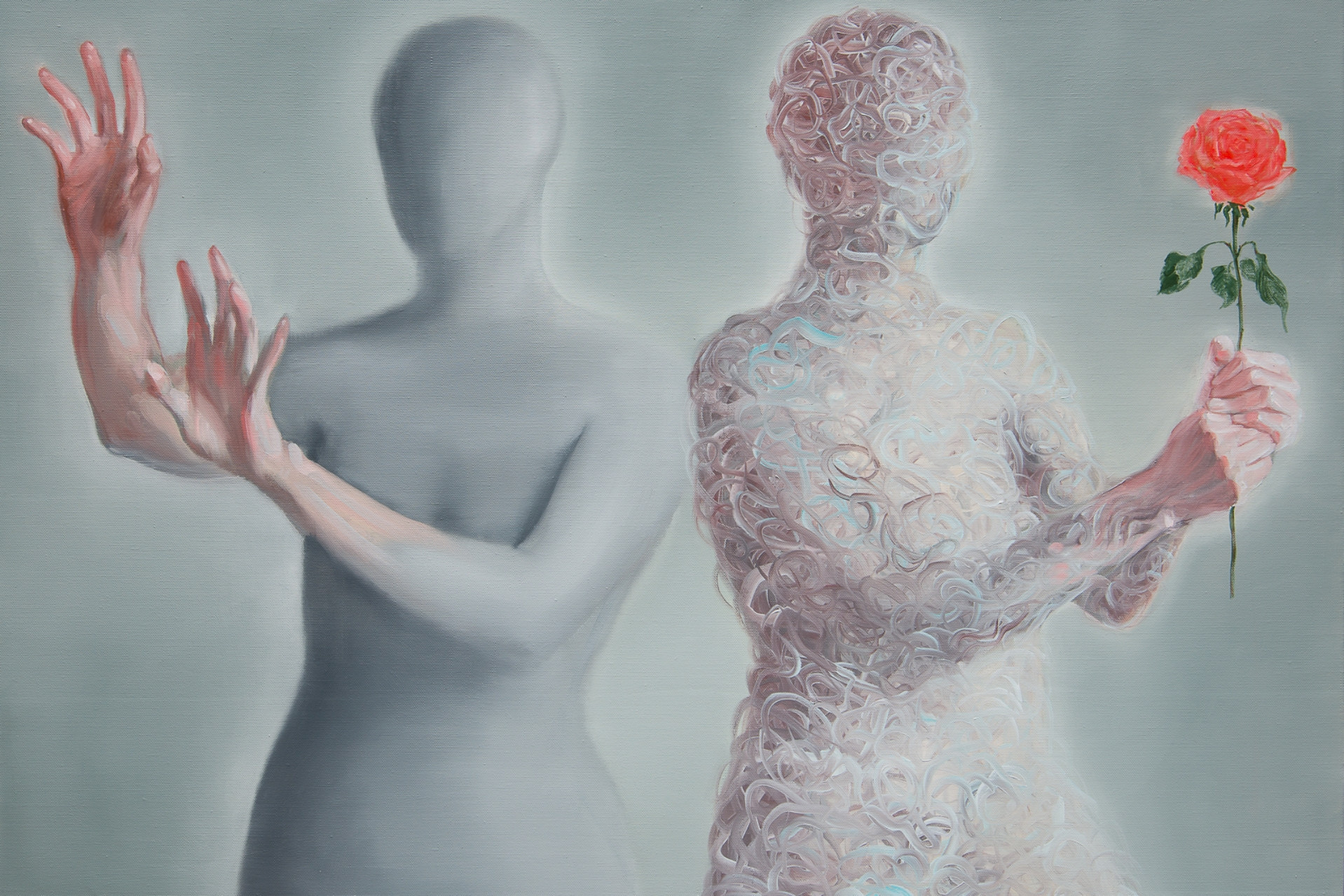 batch_Agnes và cành hoa trước mặt (IV),100x120cm, sơn dầu trên vải, 2025.jpg