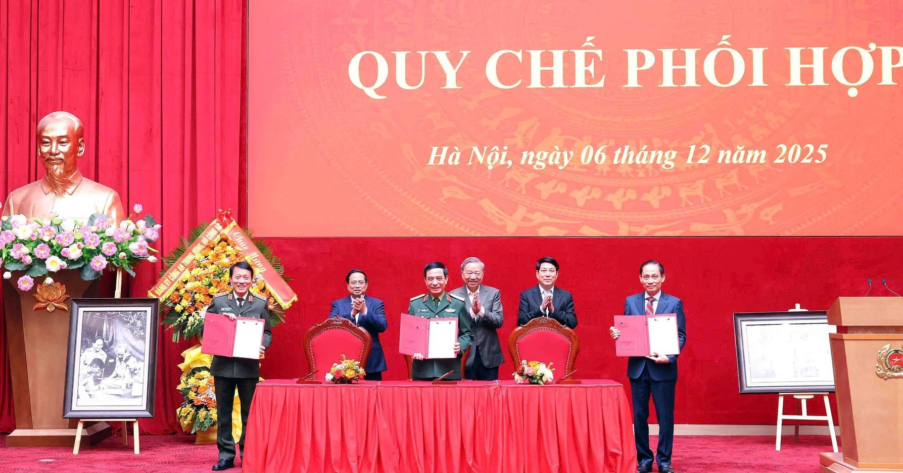 Strategic cooperation pact signed by police, military, foreign affairs leaders