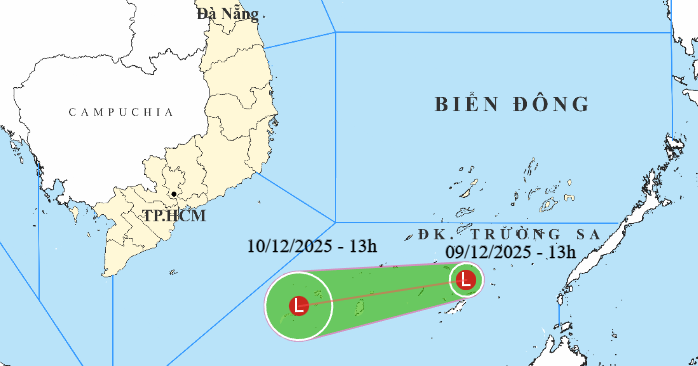 Low-pressure system emerges over southern East Sea, rough seas ahead