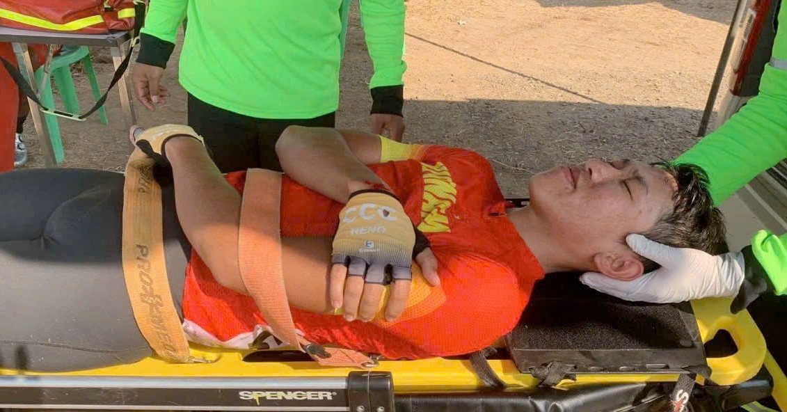 Vietnamese cyclist injured at Asian Championship