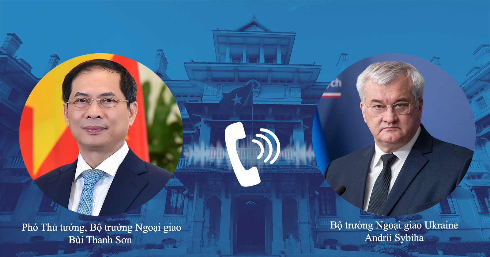 Deputy PM Bui Thanh Son holds phone talks with Ukrainian Foreign Minister