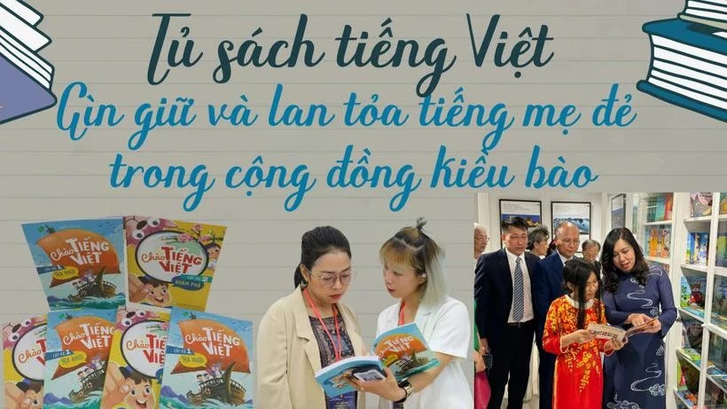 Bookcase project contributes to spreading VN language, culture in Belgium