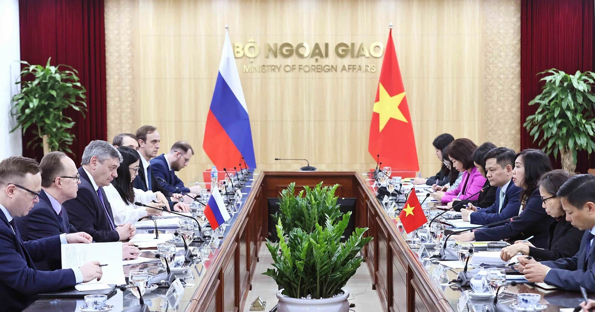 Vietnam, Russia set cooperation directions at Hanoi political consultation