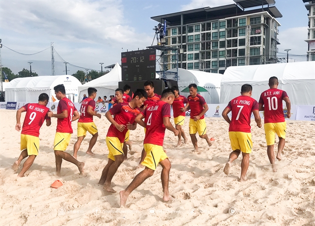 VN face tough rivals at Asian Beach Football Championship