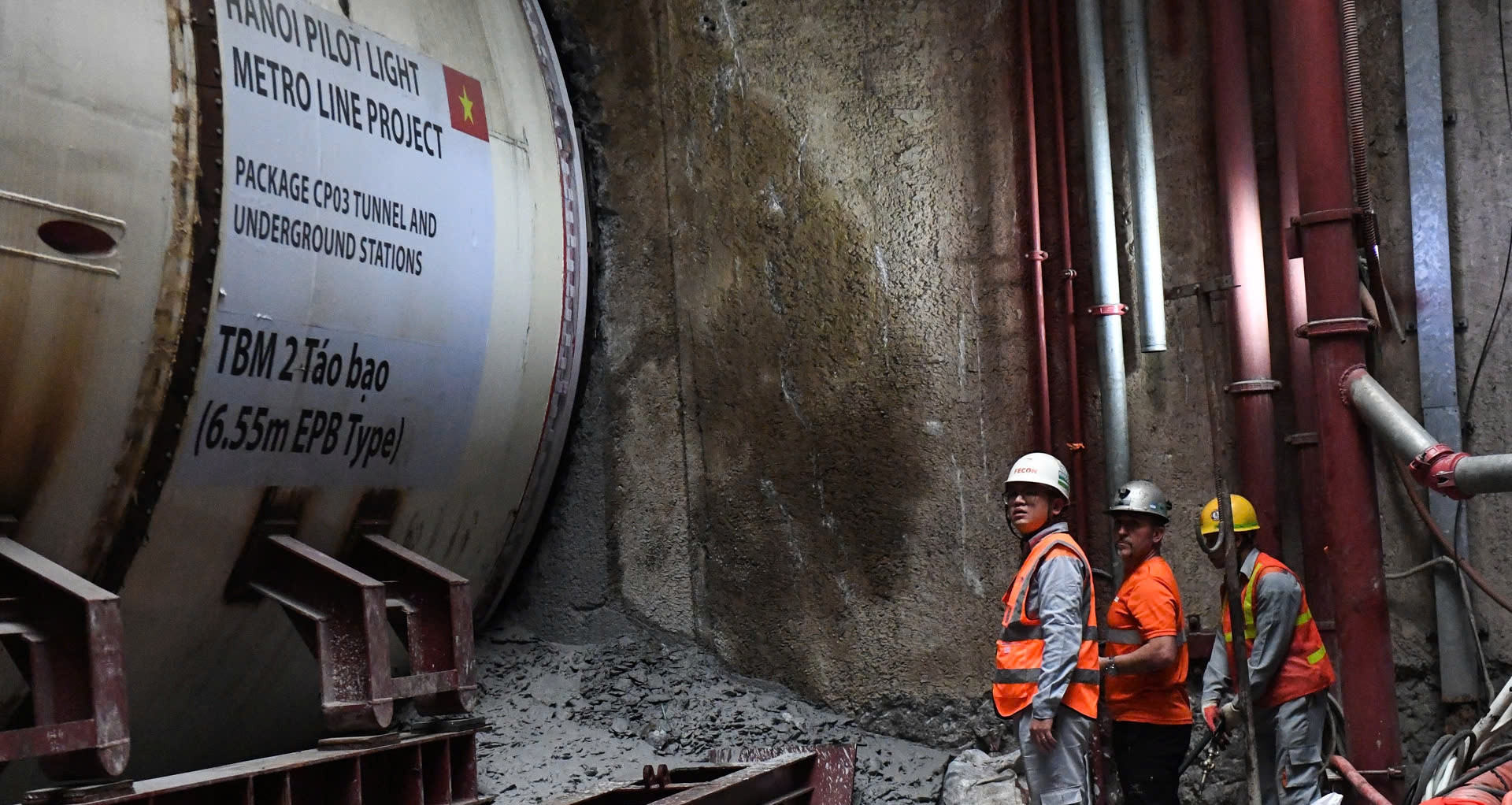 Progress on Hanoi’s metro: Second TBM set to drill 10 meters per day