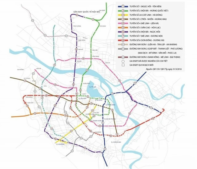 Hanoi plans 2.5 billion USD metro line to outskirt