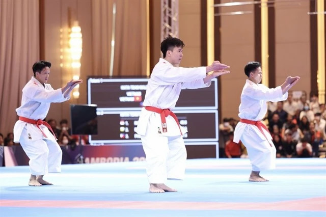 Vietnamese karate artists prepare for SEA Games