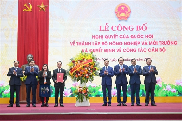 New Ministry of Agriculture and Environment established to boost efficiency