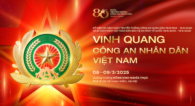 Activities will take place in the zone around Hoan Kiem Lake and Dong Kinh Nghia Thuc Square in Hanoi on March 8–9. (Photo courtesy of the Ministry ofPublic Security)