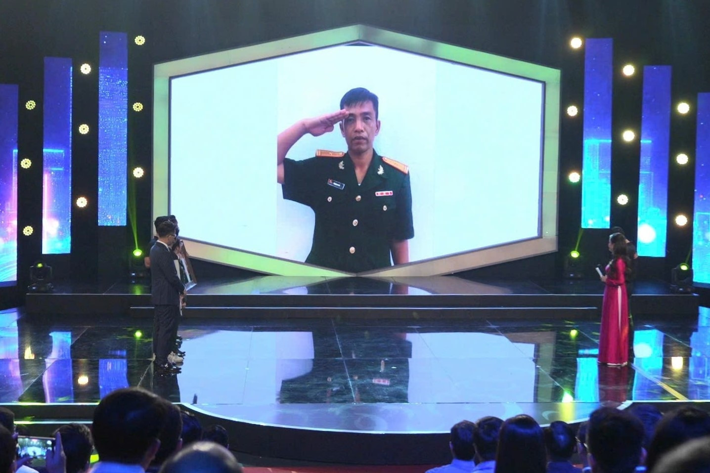 Watching video of martyr's message from afar, people moved to tears