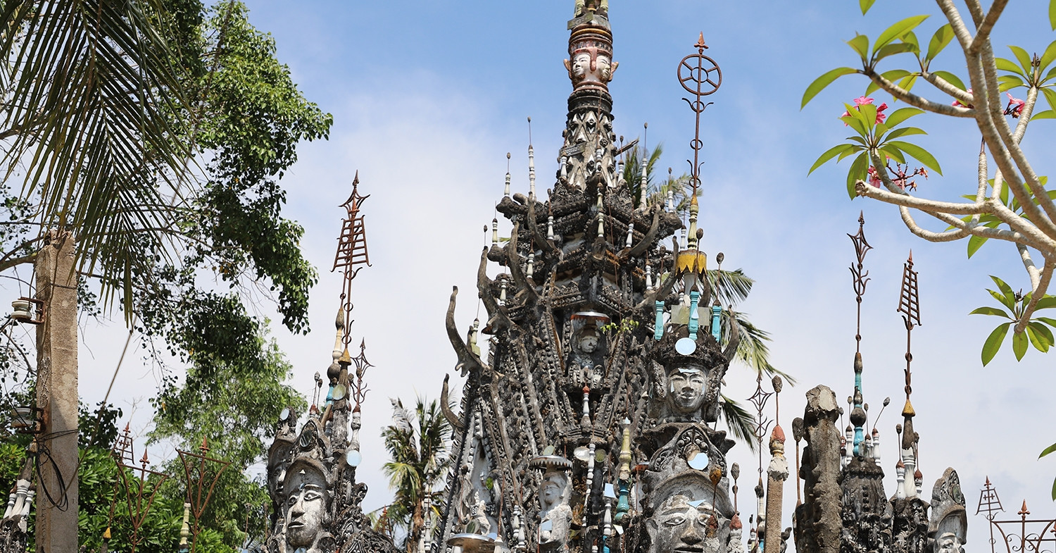 91-year-old Khmer farmer builds house of a thousand stupas in Soc Trang
