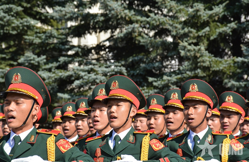 Đoàn QĐND Việt Nam tham gia Lễ duyệt binh trên Quảng trường Đỏ tập luyện buổi đầu tiên