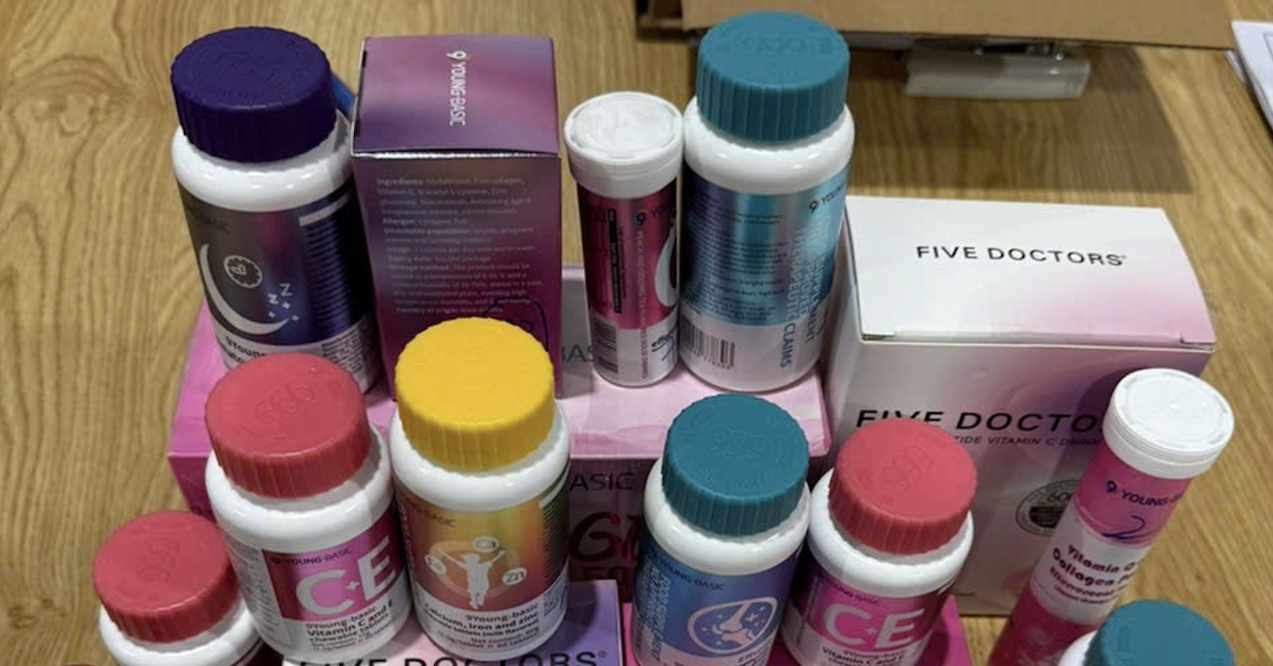 Chinese director’s company caught with 25 tons of unverified health supplements
