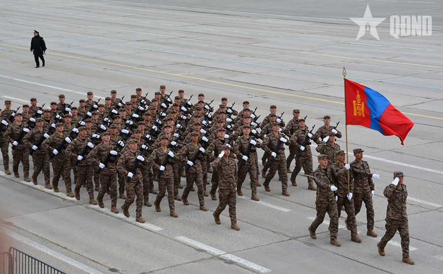 Đoàn QĐND Việt Nam tham gia Lễ duyệt binh tại Quảng trường Đỏ hợp luyện tại thao trường Alabino