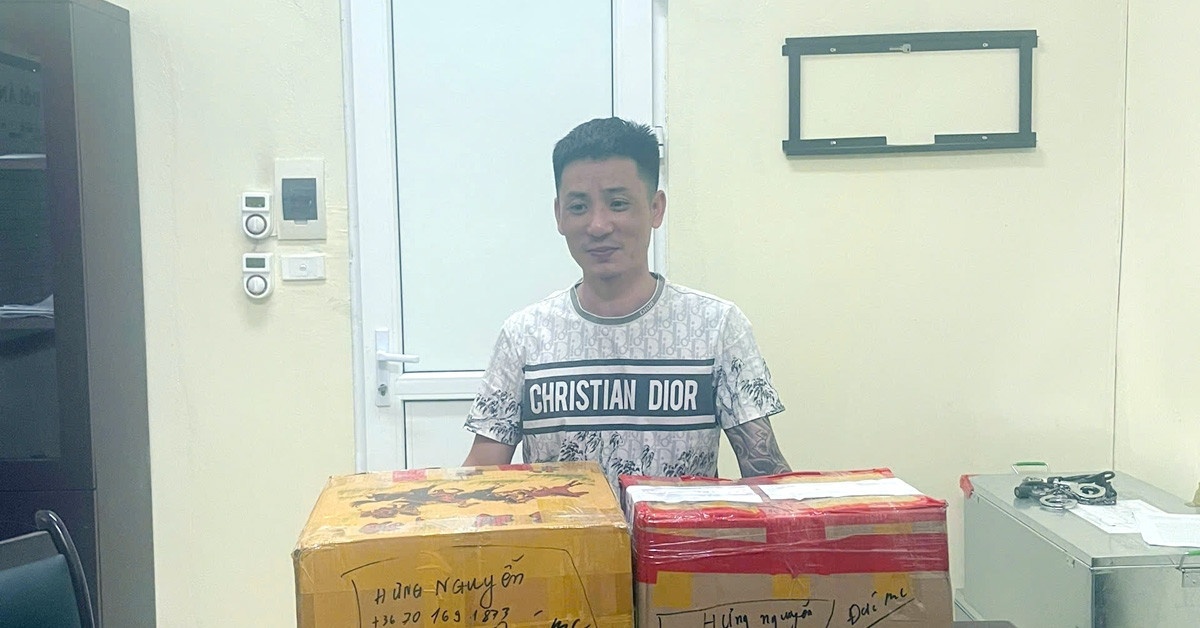 Man caught smuggling 4kg of synthetic drugs via air cargo at Noi Bai Airport