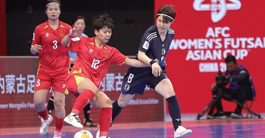 Vietnam eliminated from AFC women’s futsal quarterfinal after 0-2 loss to Japan