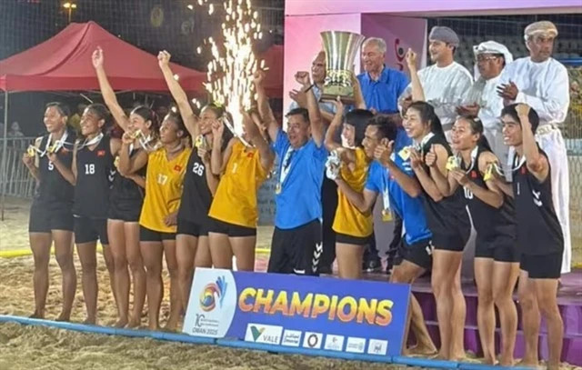 Vietnam’s women strongest in Asian beach handball