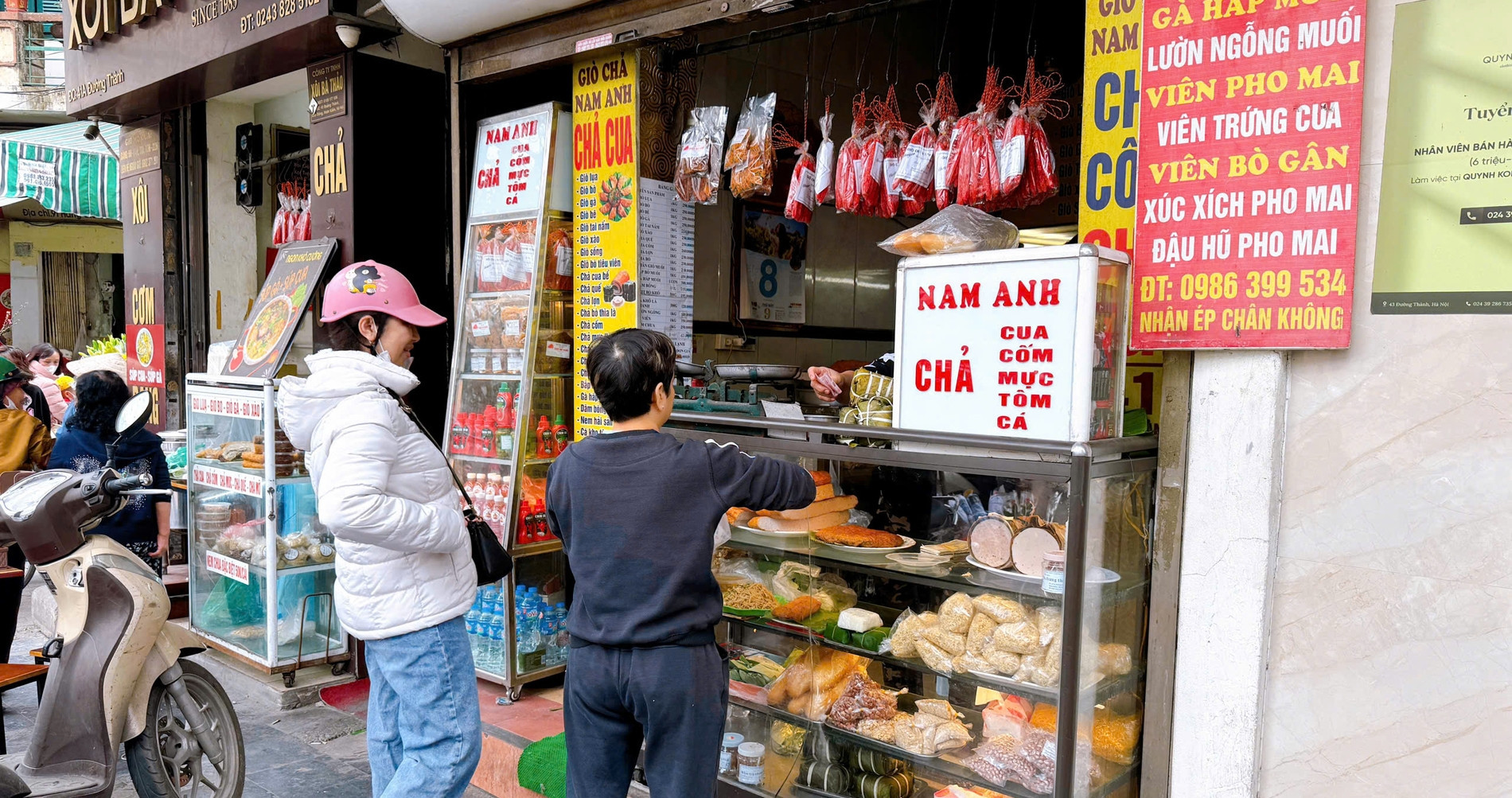 Century-old scale keeps Hanoi pork roll legacy alive