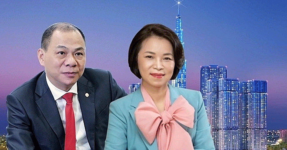 Vingroup rally lifts Vuong to $10.2bil. net worth, wife among top 10 richest