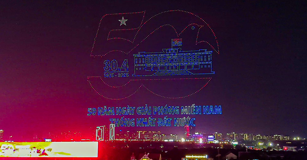 Ho Chi Minh City sets world record with 10,500-drone show despite glitches