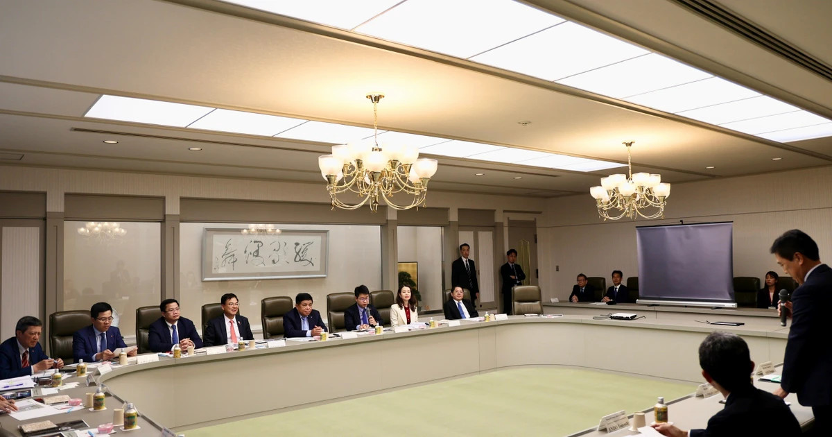 Deputy PM Nguyen Chi Dung meets with leaders of Japanese localities