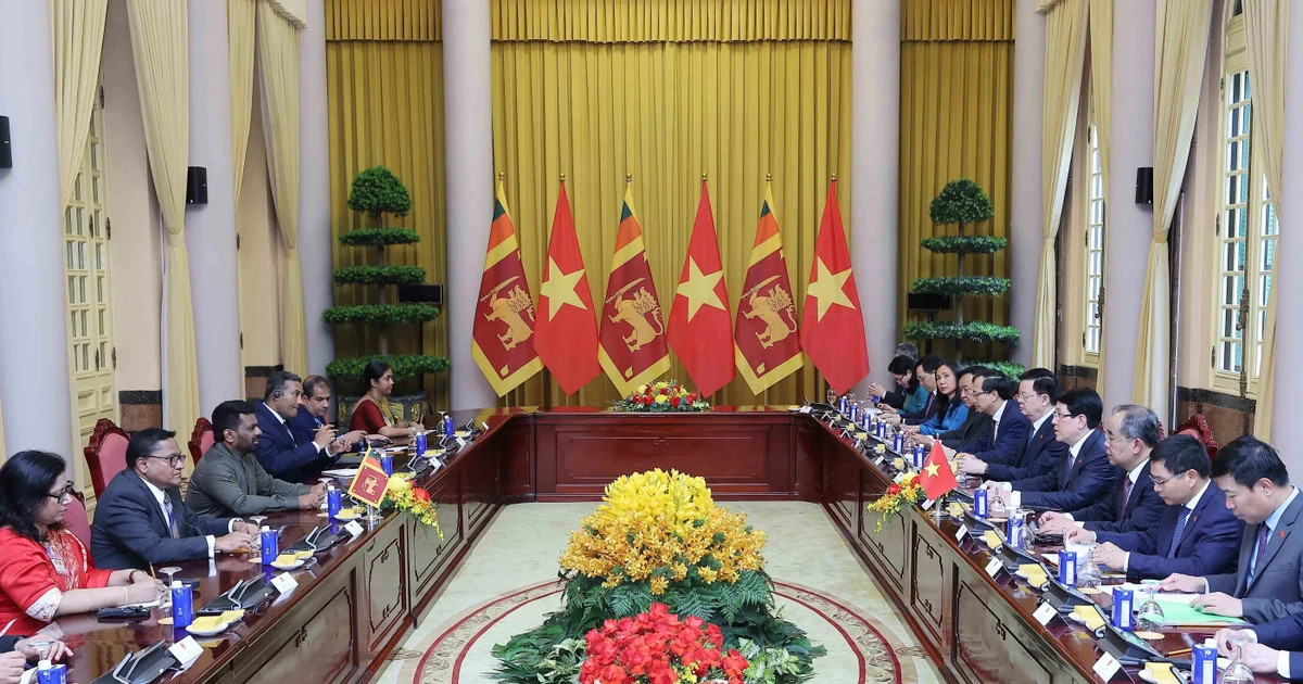 Vietnamese, Sri Lankan Presidents hold talks in Hanoi