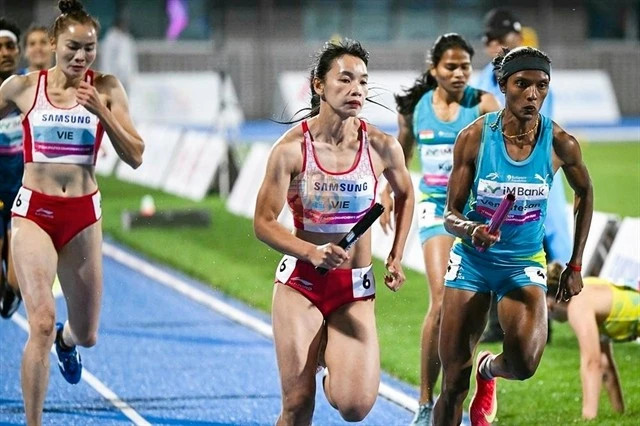 Vietnamese runners secure silver medal at Asian Championships