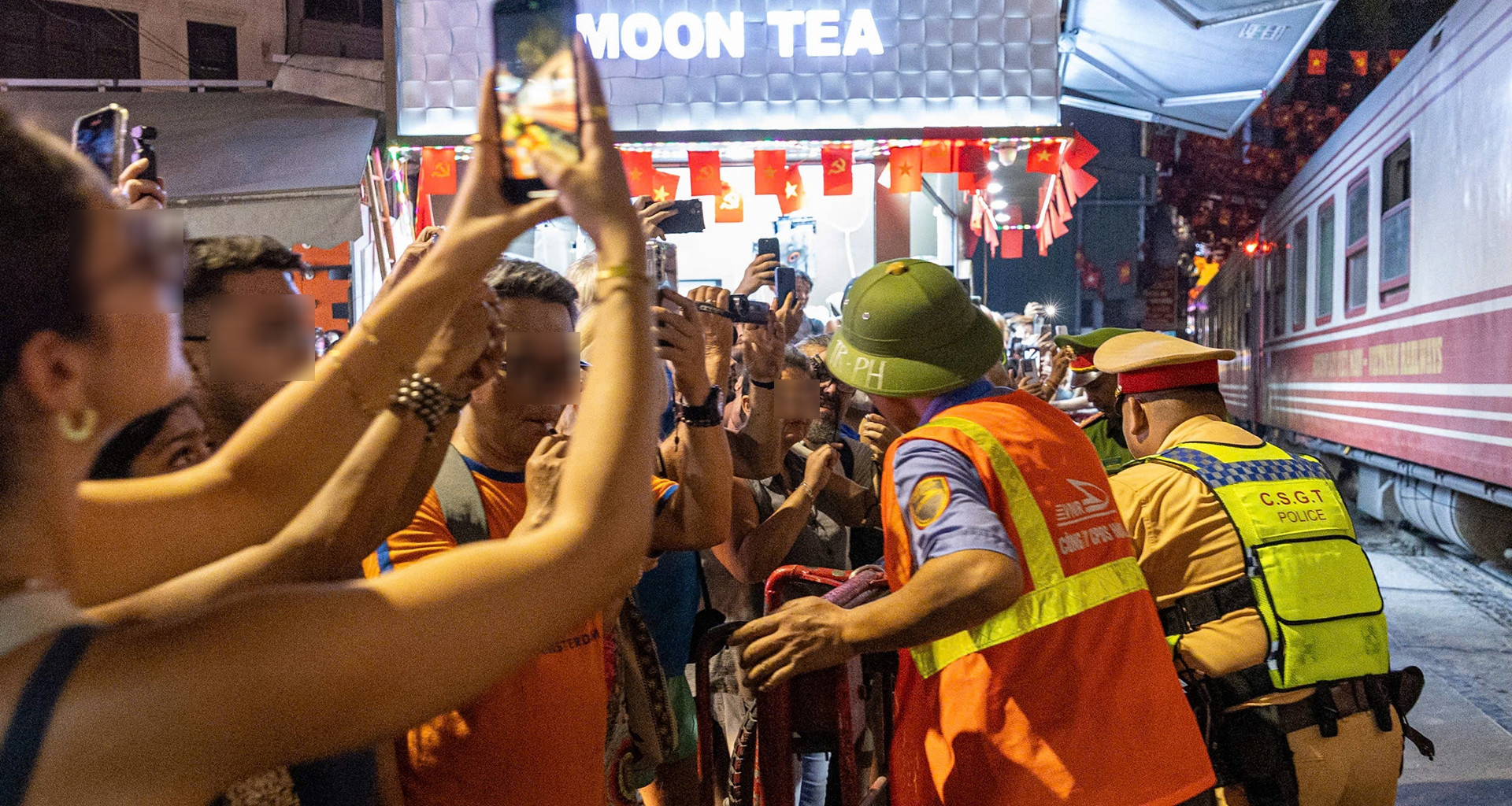 Police clear Hanoi’s Train Street cafés after near-tragic train incident