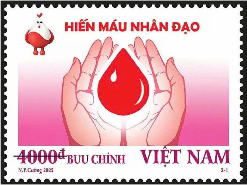 Vietnam issues first-ever postage stamps promoting voluntary blood donation