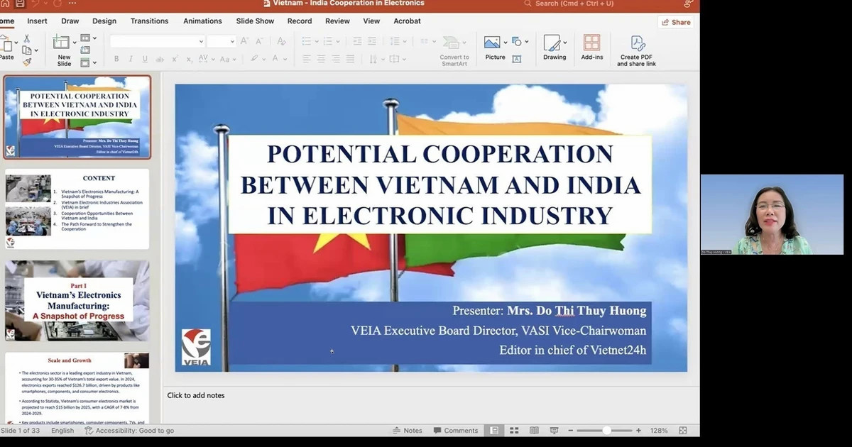 VN, India explore cooperation opportunities in electricity, electronics sectors