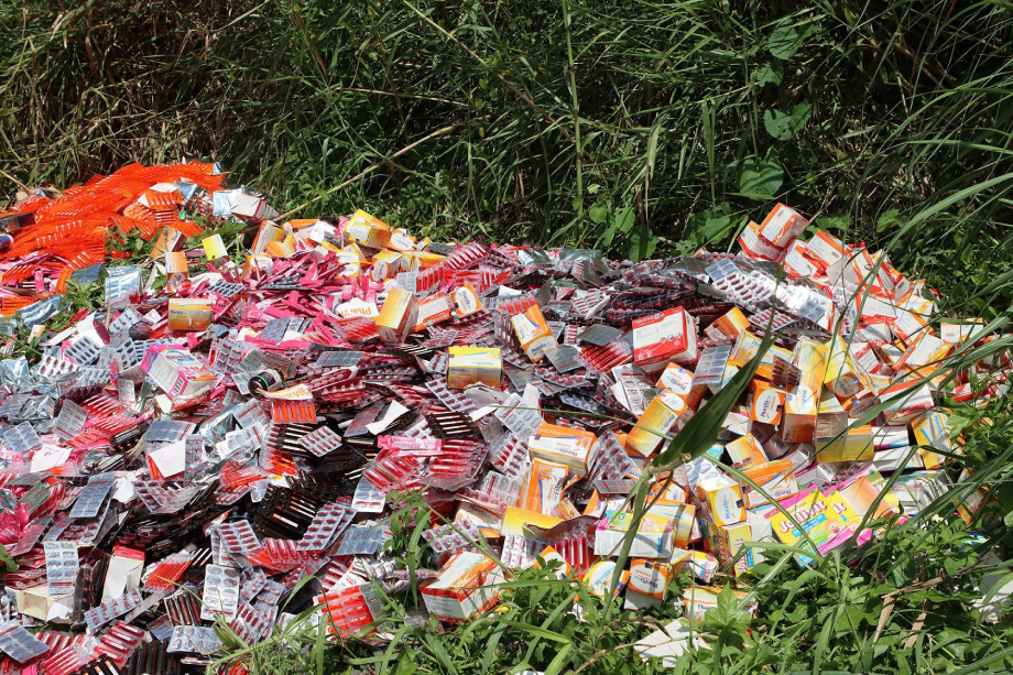 Why are large quantities of valid medicines and supplements being discarded?
