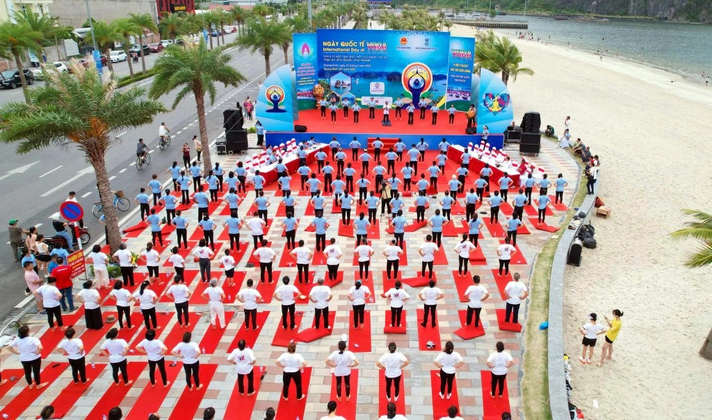 International Day Yoga held in Quang Ninh province